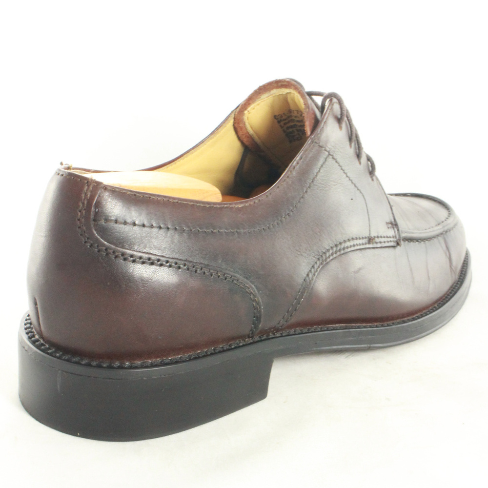DOCKERS Premium Burgundy Leather Oxfords 10 Wide - Picture 7 of 8